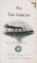 Diary, titled My Trip Abroad by Prentice Sanger, 1926.