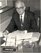 Photograph of Myron Miller, circa 1968.