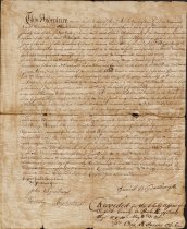 Indenture between Daniel Blydenburgh and Selah Blydenburgh, April 6, 1803.