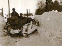 Clearing Snow in St. James