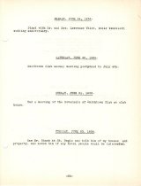 Page from Lawrence Smith Butler's Daily Diary, 1936.