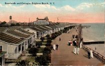 Postcard, Boardwalk and Cottages, Brighton Beach, N.Y., not dated.