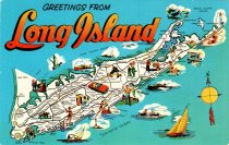 Postcard, Greetings from Long Island, not dated.