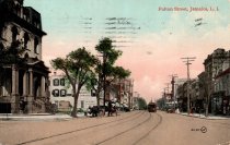 Postcard, Fulton Street, Jamaica, L.I., November 2, 1911.