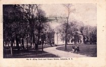 Postcard, King Park and Manor House, Jamaica, N.Y., December 27, 1909.