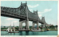 Postcard, Blackwell's Island Bridge, New York, not dated.