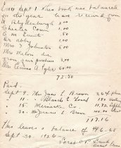 Financial records of The Society for Lending Comforts to the Sick, 1926.