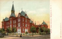 Postcard, Girls' High School, Brooklyn, N.Y., not dated.