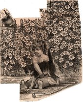 A newspaper clipping from an unknown publication, copyrighted 1887.