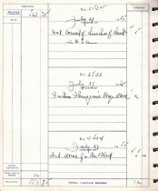 A checkbook, possibly belonging to Faith H. Smith, circa 1954-1955.