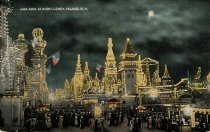 Postcard, Luna Park at Night, Coney Island, N.Y., not dated.