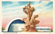 Postcard, "Riders of the Elements", New York World's Fair 1939, not dated.