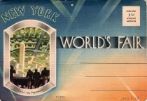 Postcard, New York World's Fair, not dated.