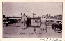 Postcard, New Flushing Bridge, October 21, 1906.