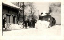 Postcard, Rail Road Station, St. James, L.I., 1934.