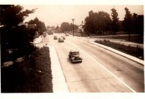 Photograph, black and white, Main Street, Smithtown, 1939.