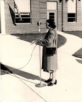 Photograph, Dedication Ceremony of the Nesconset School, Spring 1950.