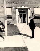 Photograph, Dedication Ceremony of the Nesconset School, Spring 1950.