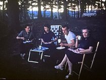 Dining Outside at Timber Bay Lodge, 1960