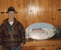 Lawrence Stone and Fish Plaque