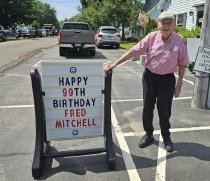 Fred Mitchell at 99