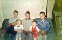 Five Grandsons of Tom & Marion Adams, 1960