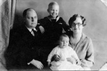 Elmore, Harriet, Elwin, and Francis Gilman