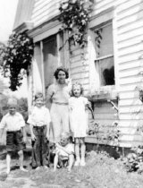 Barbara Farrington with Children
