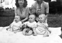 Faye Gilman & Virginia Adams with Babies