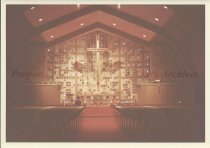 Altar area, Hope Lutheran Church, Houston, TX