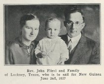 Rev. John Flierl and Family