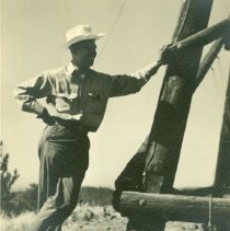 Frank E. Lewis at Drake Butte Lookout