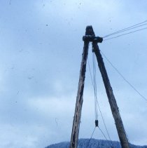 A-frame Unloading Truck at Rodman Bay
