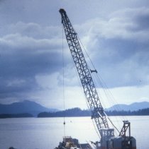 Barges with a Crane