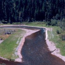 Lower End Revegetation Progress - One Year after Project Competion