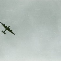 Four-Engine Airplane in Flight