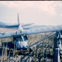Crashed Single-Engine Airplane