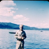 CPS Volunteer Standing on Dock