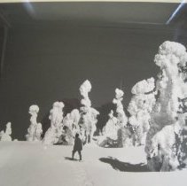 Jack Clack walking in snow