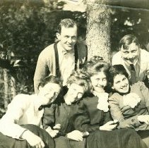 Ed Holcomb Forest Supervisor with Group