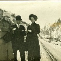 Joe Halm and Two Women