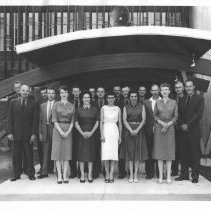roup in front of Northern Forest Fire Laboratory
