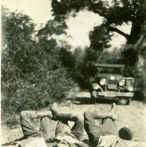 Laying Down in Front of Car