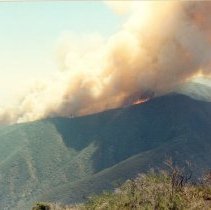 Bedford Fire Burning Mountains