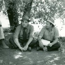 Ranger Dick Droege and Fire Control Assistant Doc Davis