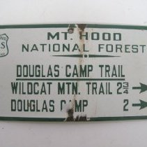 Mt. Hood National Forest Sign