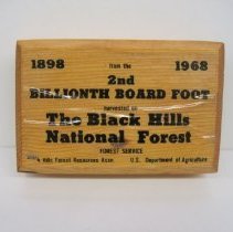 2nd Billionth Board Foot Harvested Black Hills National Forest
