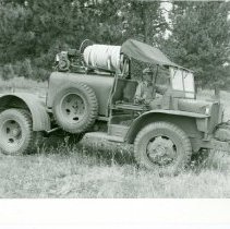 An Early 60s Forest Service fire truck