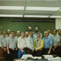 Custer Forest Ranger Staff Meeting, Spring 1982