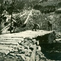 Black Fork Bridge, Near Completion